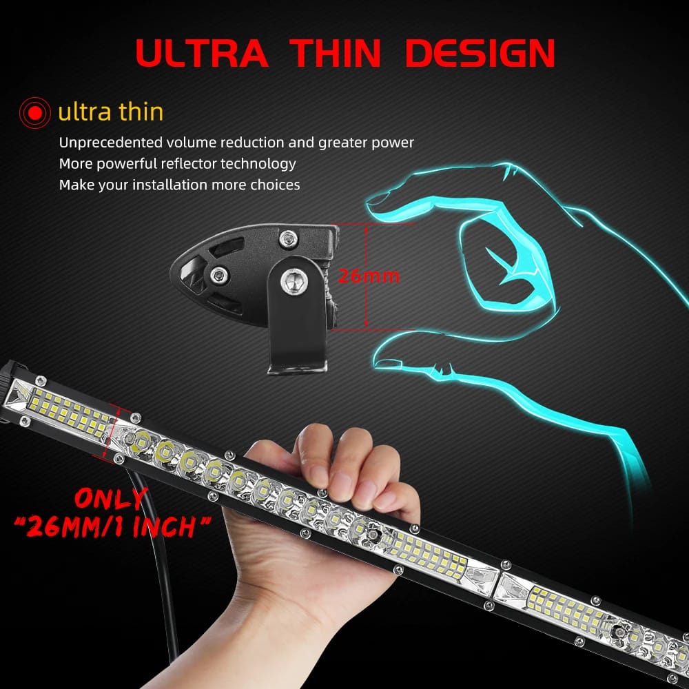 ضوء بار LED للطرق الوعرة 4x4 جيب