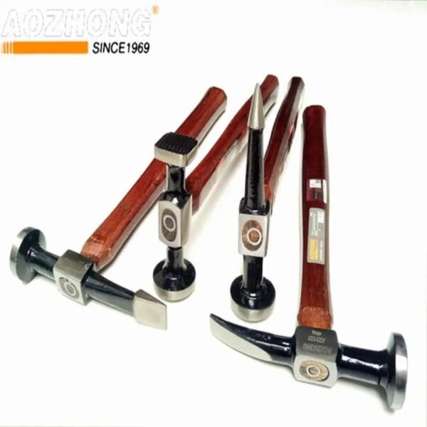 39356-cqwhcj.jpeg مطرقة معدنية بمقبض من خشب الجوز ، أداة تشكيل أوتوماتيكية ، احترافية