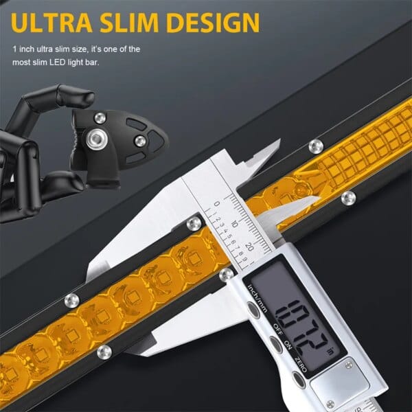 مصباح ليد بار أبيض أصفر عمود إضاءة LED 78 واط   الضباب