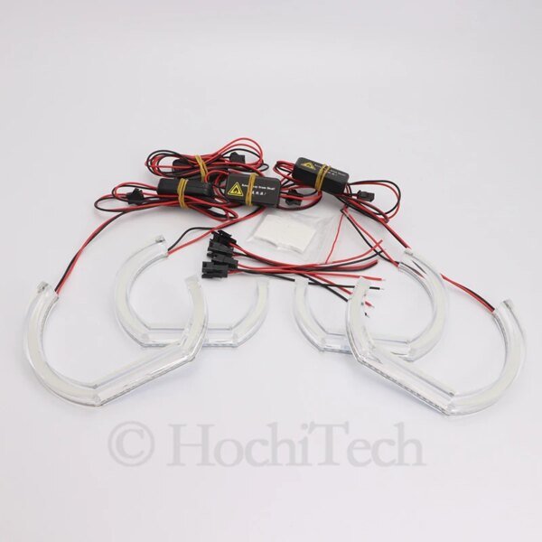 عيون ملاك LED لبي إم دبليو ، إكسسوارات مصابيح السيارة ، 3D ، DTM ، نمط LCI ، أكريليك ، E92 ، E90 ، E60 ، F30 ، F31 ، E82 ، F10 ، F11 ، x5 ، x6 ، e53 ، E70 ، E65