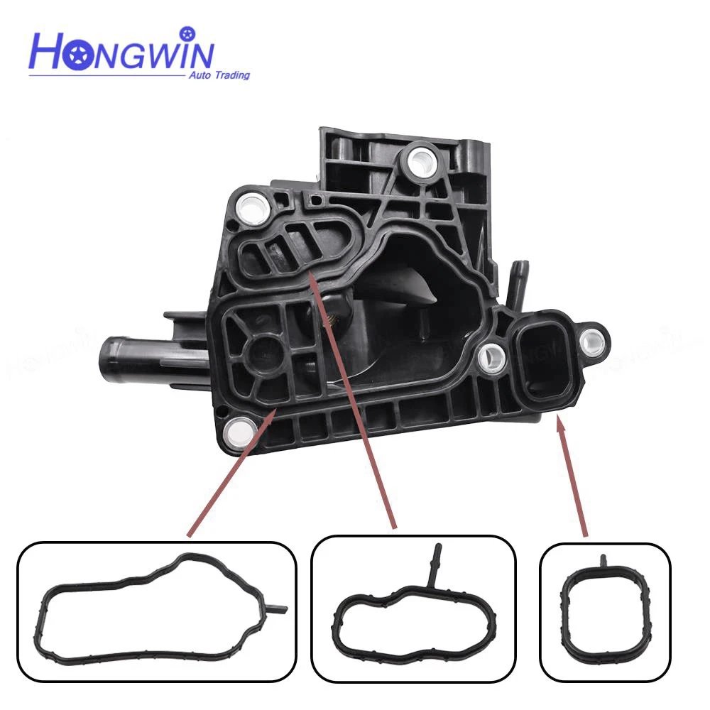 غلاف ترموستات تبريد المحرك لنيسان ركس فيرسا ، 11060-5RB0A ، 110605RB0A ، 22630-JA10A ، N18 ، N18X ، P15B ،