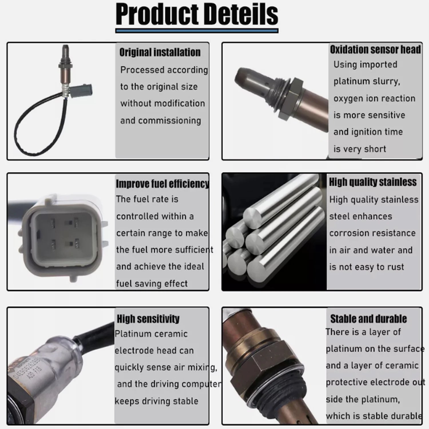 مستشعر أكسجين جديد لـ Infiniti ، و EX35 ، و FX35 ، و G35 ، و G37 ، و ألتيما ، و Xterra ، و engyo ، و ، مستشعر أكسجين جديد لـ Infiniti ، و EX35 ، و FX35 ، و G35 ، و G37 ، و ألتيما ، و Xterra ، و engyo ، و ،