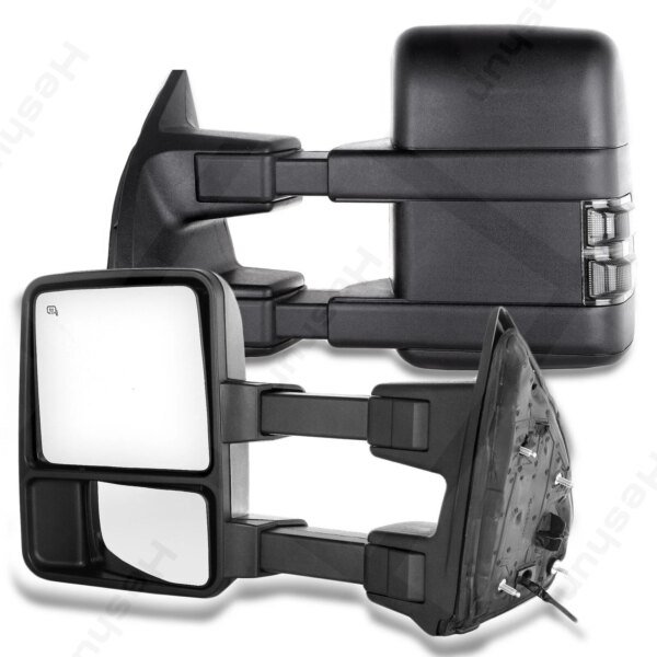 مرايا سحب أزواج لـ F250 ، F350 ، F450 ، F550 ، قوة فائقة ، إشارة دخان ساخنة ،