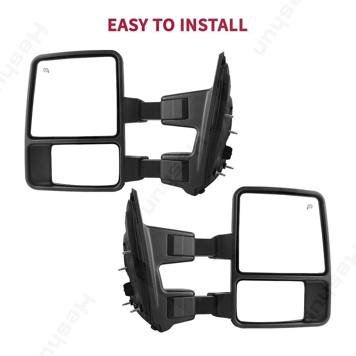 مرايا سحب أزواج لـ F250 ، F350 ، F450 ، F550 ، قوة فائقة ، إشارة دخان ساخنة ، من من من من من من ؟ ، من من من من من ؟ ؟ ، ؟ ، ؟ ، ؟ ،