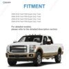 مرايا سحب أزواج لـ F250 ، F350 ، F450 ، F550 ، قوة فائقة ، إشارة دخان ساخنة ،