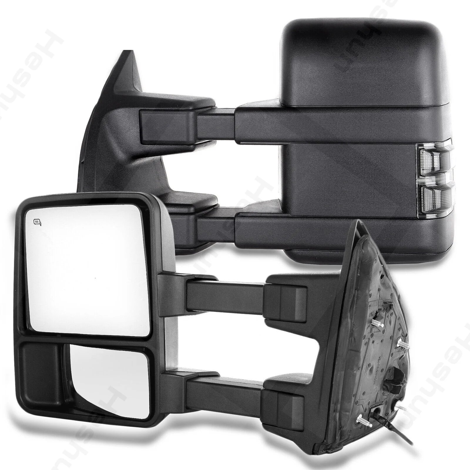 مرايا سحب أزواج لـ F250 ، F350 ، F450 ، F550 ، قوة فائقة ، إشارة دخان ساخنة ، من من من من من من ؟ ، من من من من من ؟ ؟ ، ؟ ، ؟ ، ؟ ،