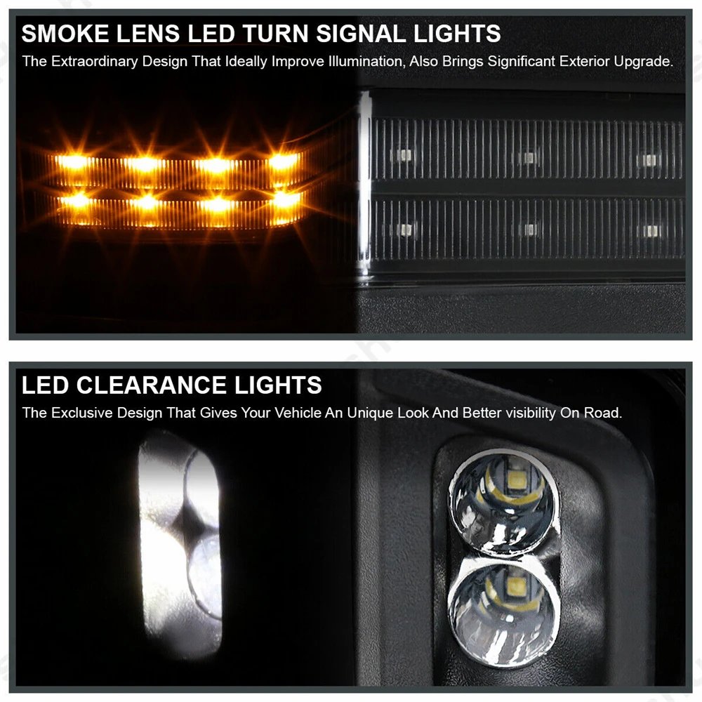 مرايات جر لـ 1988 1989 - 2000 2001 تشيفي تاهو جي إم سي سوبان C/K 1500 2500 3500 يوكون الطاقة ساخنة بدوره إشارة مرآة جانبية