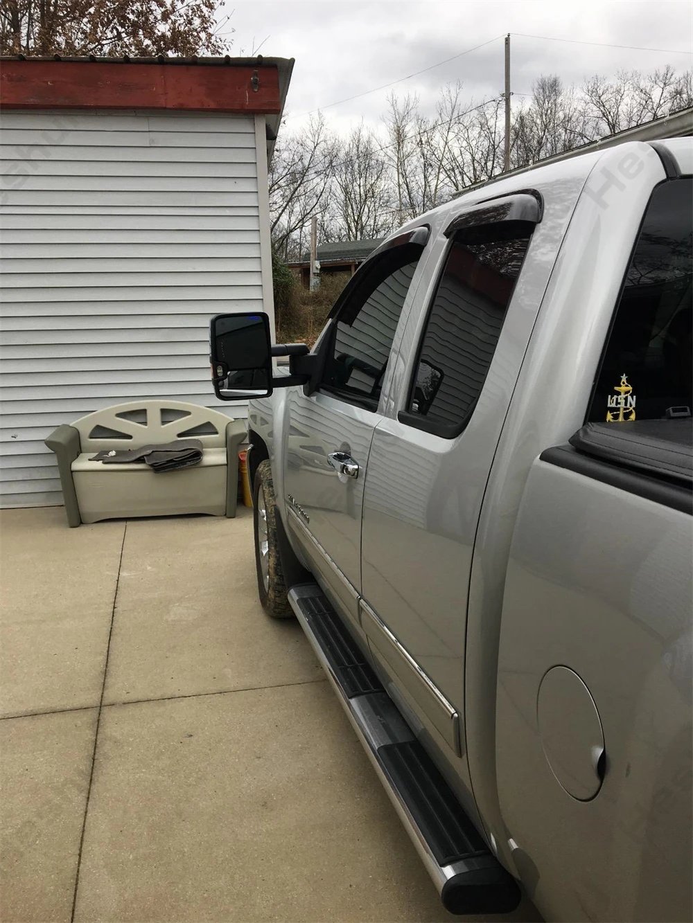 مرايات جر 2007-2014 تشيفي سيلفرادو 1500 جي ام سي يوكون 2500 سييرا 1500 قابلة للتمديد طاقة ساخنة إشارة ضوء مرآة جانبية