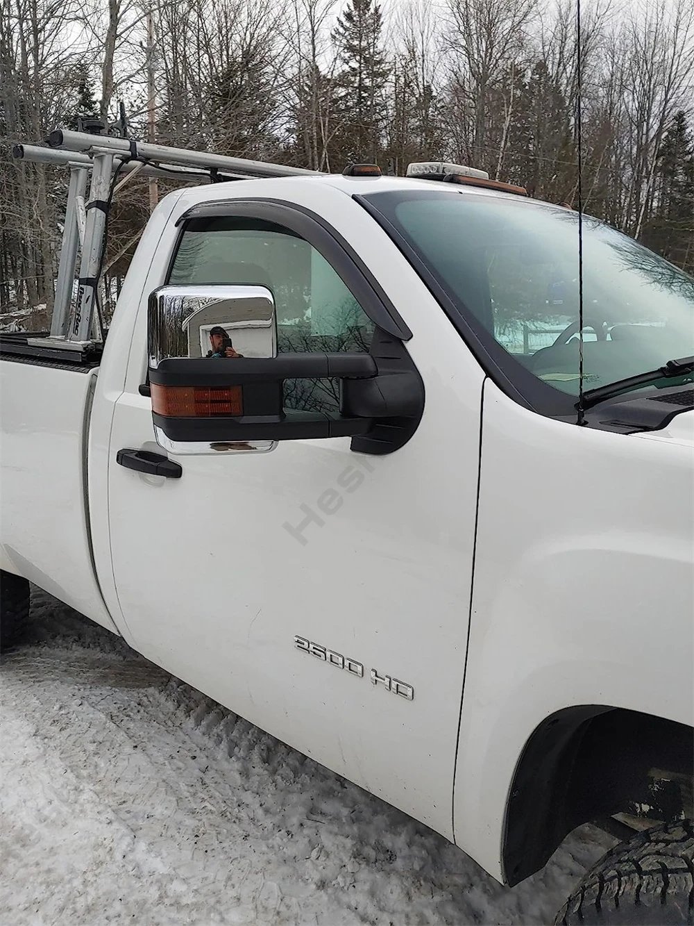 مرايات جر 2007-2014 تشيفي سيلفرادو 1500 جي ام سي يوكون 2500 سييرا 1500 قابلة للتمديد طاقة ساخنة إشارة ضوء مرآة جانبية