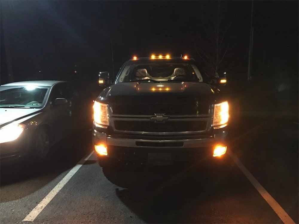 ل جي إم سي يوكون سييرا شيفروليه سيلفرادو أفالانش تاهو الضواحي 2007 -2014 2 قطع سحب المرايا الطاقة ساخنة LED إشارة ضوء