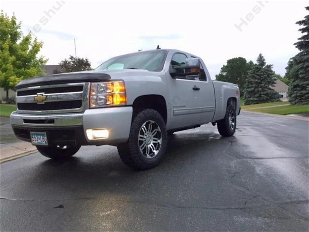 ل جي إم سي يوكون سييرا شيفروليه سيلفرادو أفالانش تاهو الضواحي 2007 -2014 2 قطع سحب المرايا الطاقة ساخنة LED إشارة ضوء