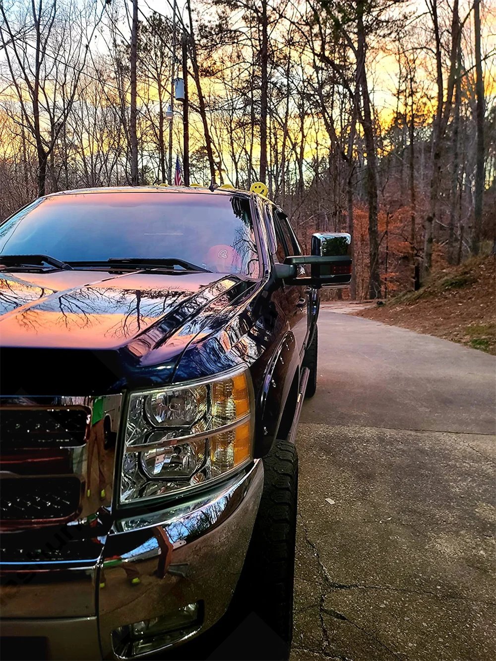 مرآة خلفية مدفئة تعمل بالطاقة لسيارة تشيفي سيلفرادو ، تاهو الضواحي ، جي إم سي سييرا ، 1500 ، 2500 ، 3500 ، HD ، يوكون XL ، 2007 -2013 ، زوج