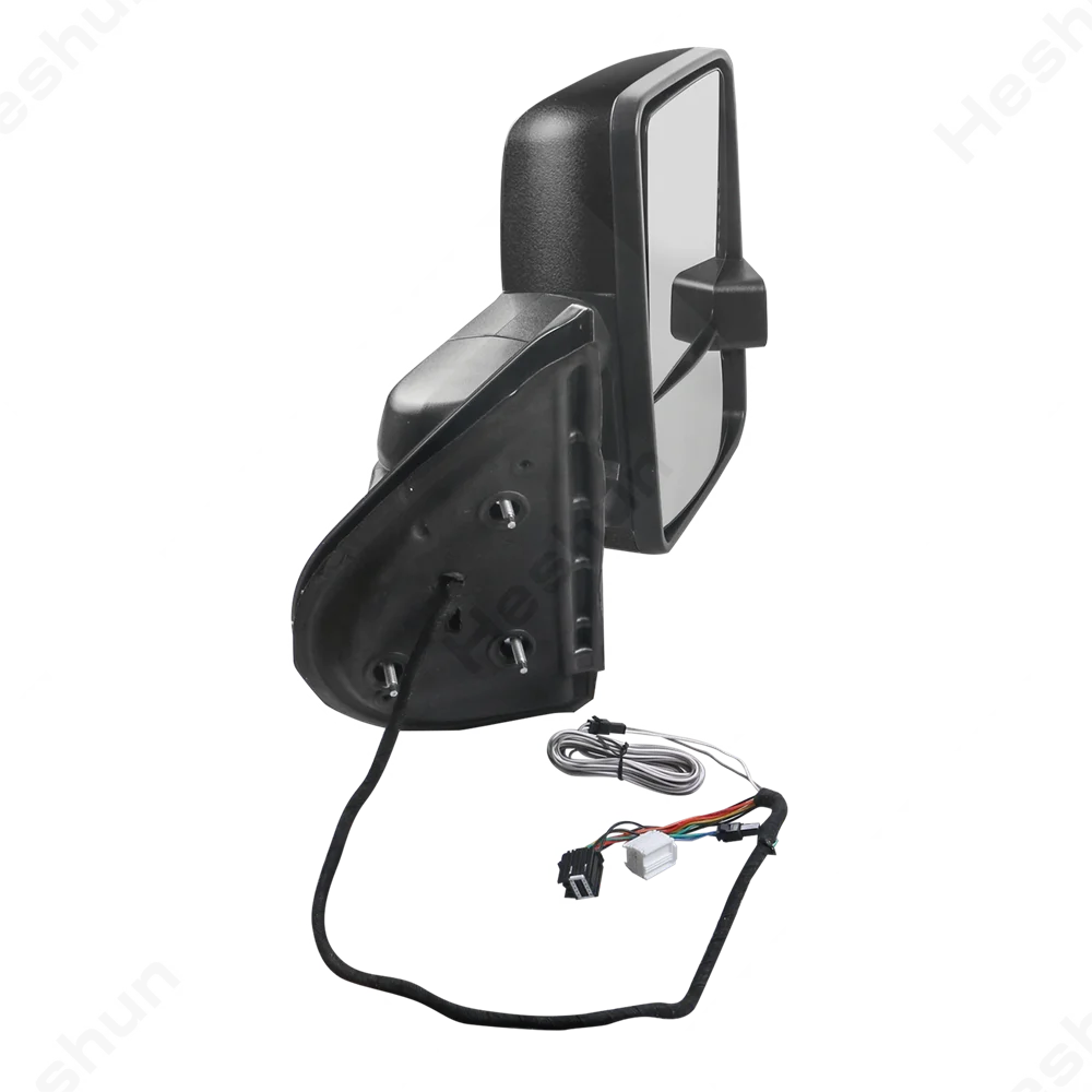 مرآة خلفية مدفئة تعمل بالطاقة لسيارة تشيفي سيلفرادو ، تاهو الضواحي ، جي إم سي سييرا ، 1500 ، 2500 ، 3500 ، HD ، يوكون XL ، 2007 -2013 ، زوج