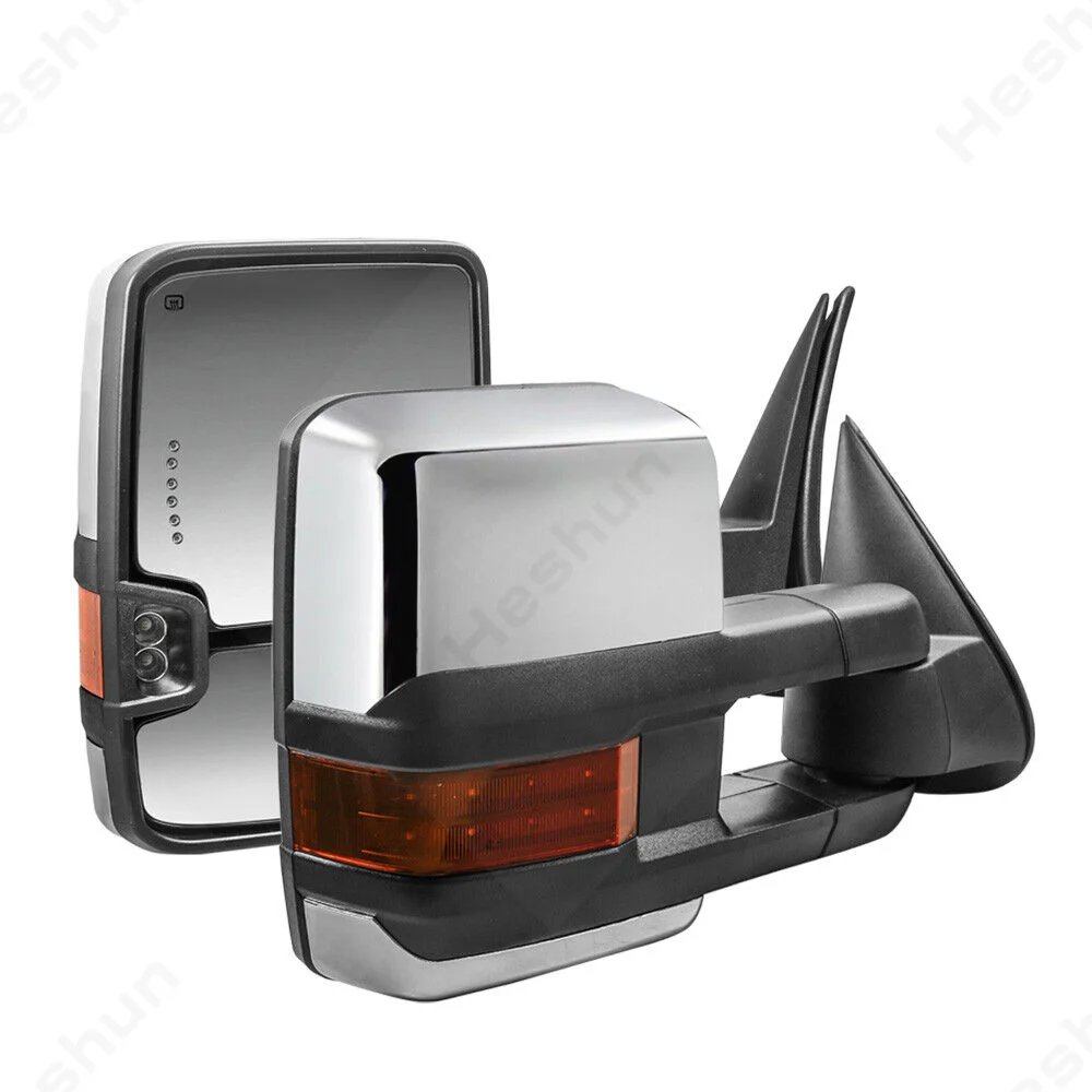 مرآة خلفية مدفئة بالطاقة ، زوج مرايا سحب لسيارة تشيفي سيلفرادو في الضواحي تاهو جي إم سي سييرا 1500 2500 3500 HD يوكون 2007 2008-2013 مرآة خلفية مدفئة بالطاقة ، زوج مرايا سحب لسيارة تشيفي سيلفرادو في الضواحي تاهو جي إم سي سييرا 1500 2500 3500 HD يوكون 2007 2008-2013