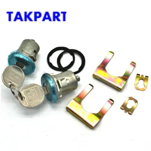 108024-gpjjbl.jpg TAKPART-مجموعة اسطوانة قفل الباب مع 2 مفاتيح لشروليه ، جي إم سي ، بويك ، كاديلاك ، أولدزموبيل ، بونتياك