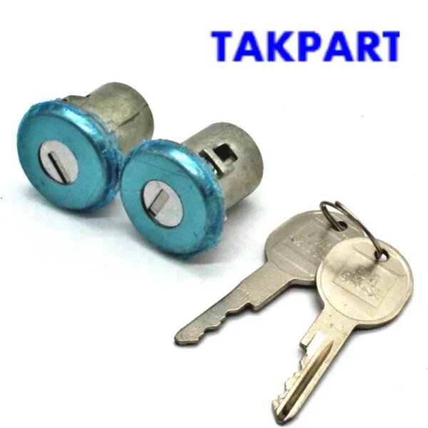TAKPART-مجموعة اسطوانة قفل الباب مع 2 مفاتيح لشروليه ، جي إم سي ، بويك ، كاديلاك ، أولدزموبيل ، بونتياك