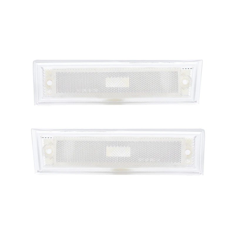 ضوء علامة جانبية للحاجز الأمامي LED ، مصباح يناسب شيفروليه C10 ، C20 ، C30 ، C1500 ، C2500 ، GMC ، دخان ، أصفر ، أبيض ، 1 زوج