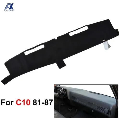 داش غطاء لوحي لشروليه تشيفي C10 كامل الحجم شاحنة سيلفرادو 1981 - 1987 داش حصيرة داشمات داش غطاء لوحي الشمس الظل السجاد