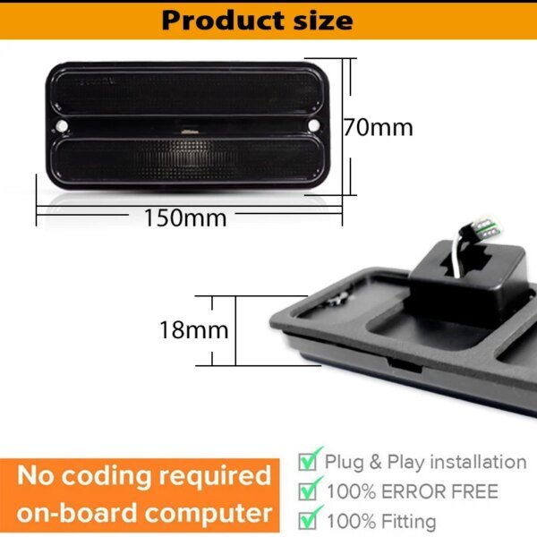 مصباح المصد  تشيفي ، GMC ، C ، K سلسلة ، C10 ، C20 ، C30 ، G سلسلة ، الضواحي K5 ، بليزر ، جيمني