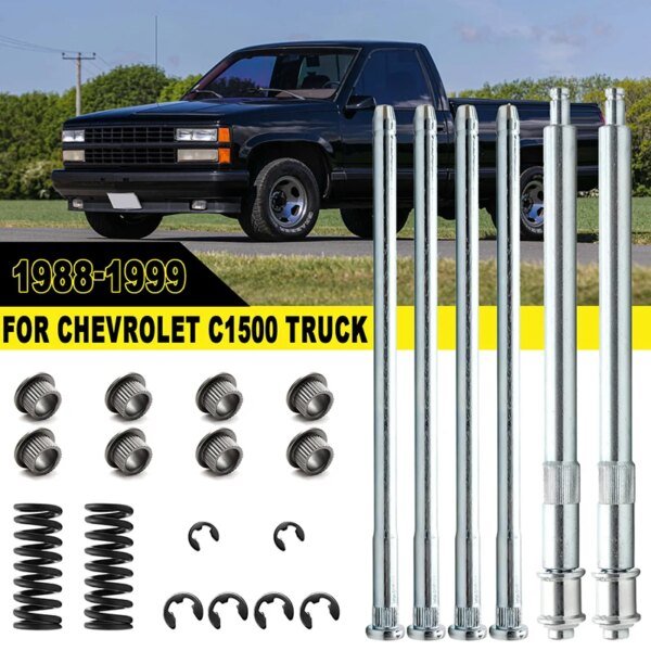 طقم إصلاح جلبة بمسمار مفصلي للباب الأمامي والباب العلوي ، شاحنة شيفروليه C1500 ، زنبرك-من