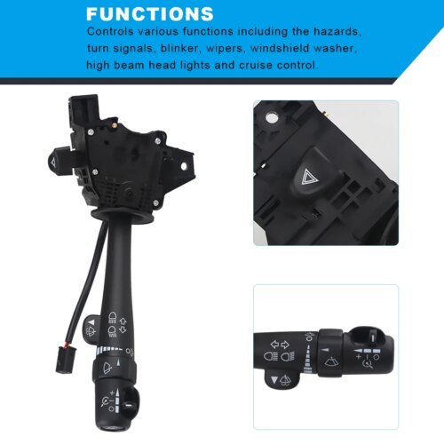 مفتاح إشارة الانعطاف لشيفروليه ، جي سي ، كاديلاك ، ، تحكم في التطواف ، ذراع ممسحة ، D6299A