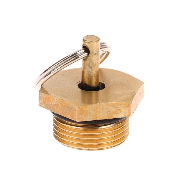 صمام صرف خزان هواء للشاحنة ، مانع للحشف ضد الصدأ ، نوع التبديل ، برغي قابس نحاسي ، قطع غيار السيارات