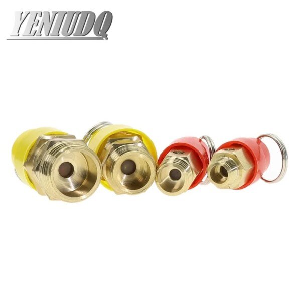 1 قطعة 1/4 ''3/8" 1/2 "BSP 1/3/4/5/6/7/8/10/12 كجم ضاغط الهواء سلامة صمام تنفيس الإفراج الضغط المنظم لأنابيب الضغط