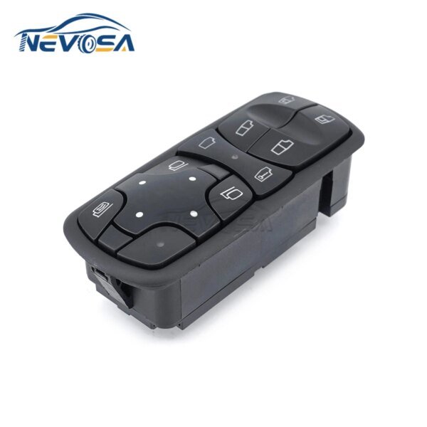NEVOSA A9438200097 لـ Mercedes-Benz Actros MPII 10 Pins مفتاح طاقة نافذة السيارة لوحة رئيسية 9438200097 ملحقات الشاحنة