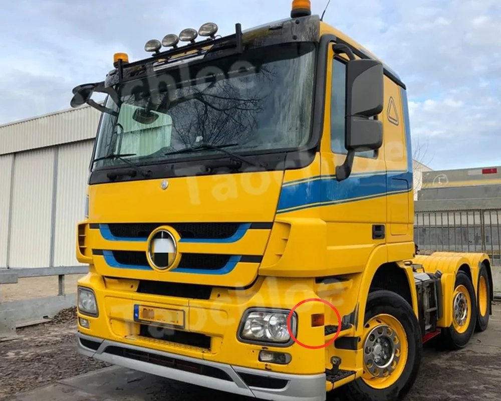 مصباح إشارة لسيارة Mercedes Benz MP2, 24V, Actros, MP3, MB V8, V6, MP1, 1841, 2641, 2555, 3255, 3341, oem 9418202009, 1Pair