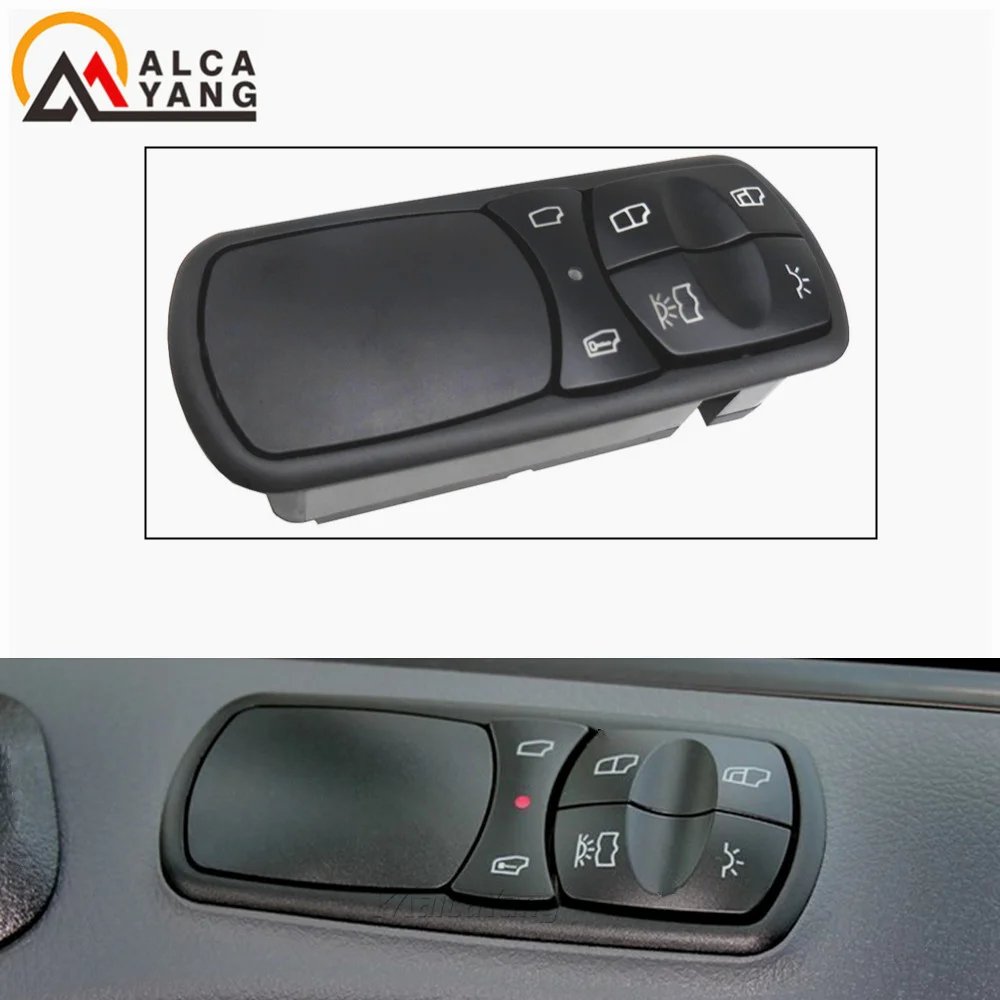 مفتاح رفع النوافذ الكهربائي من Malcayang لمرسيدس بنز أكتروس مبي ، A9438200097 ، جديد