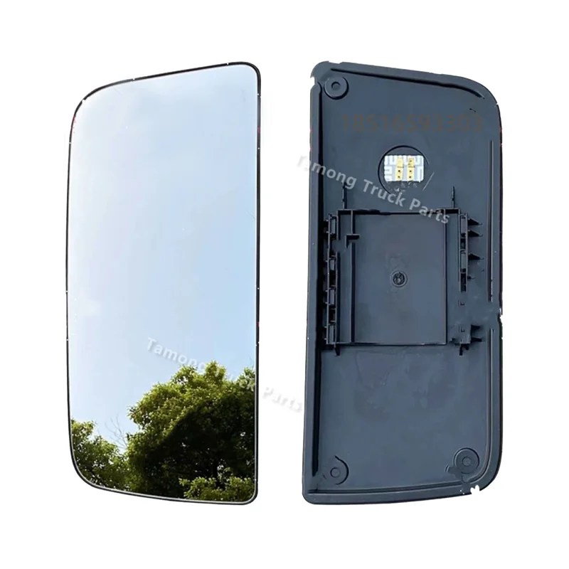 أغطية مرآة غطاء غلاف لمرسيدس بنز أكتروس MP4 ، عدسة مرآة الرؤية الخلفية الجانبية ، الزجاج مع استبدال التدفئة