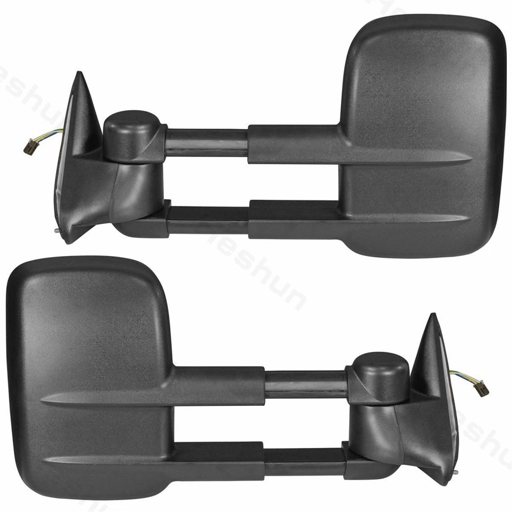 مرايا جر لـ 1988 1989 - 1998 تشيفي تاهو جي ام سي C/K 1500 2500 3500 الضواحي يوكون مرآة جانبية قابلة للتمديد يدوية