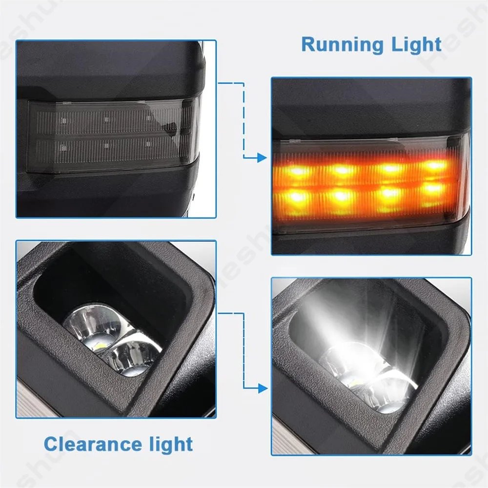 زوج المرايا سحب ل تشيفي جي إم سي الضواحي ، الجانب مرآة الرؤية الخلفية ، C1500 ، K1500 ، C2500 ، C3500 ، K2500 ، K3500 ، 1988 -1998 ، يوكون تاهو ، السترة