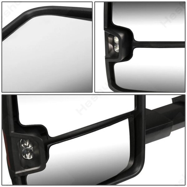 زوج المرايا سحب ل تشيفي جي إم سي الضواحي ، الجانب مرآة الرؤية الخلفية ، C1500 ، K1500 ، C2500 ، C3500 ، K2500 ، K3500 ، 1988 -1998 ، يوكون تاهو ، السترة