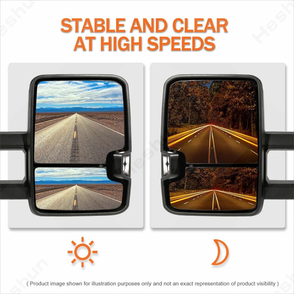 زوج المرايا سحب ل تشيفي جي إم سي الضواحي ، الجانب مرآة الرؤية الخلفية ، C1500 ، K1500 ، C2500 ، C3500 ، K2500 ، K3500 ، 1988 -1998 ، يوكون تاهو ، السترة