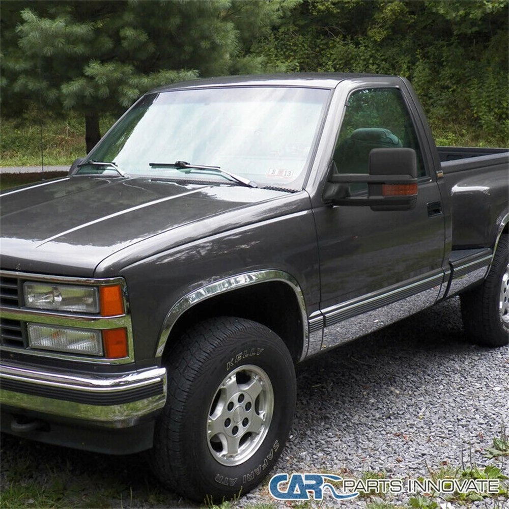 مرايات جر لـ 1988 1989 - 2000 2001 تشيفي تاهو جي إم سي سوبان C/K 1500 2500 3500 يوكون الطاقة ساخنة بدوره إشارة مرآة جانبية