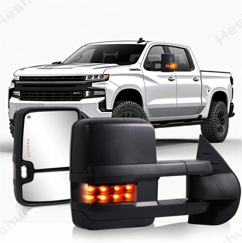 120684-srrems.jpg مرايات جر لـ 1988 1989 - 2000 2001 تشيفي تاهو جي إم سي سوبان C/K 1500 2500 3500 يوكون الطاقة ساخنة بدوره إشارة مرآة جانبية