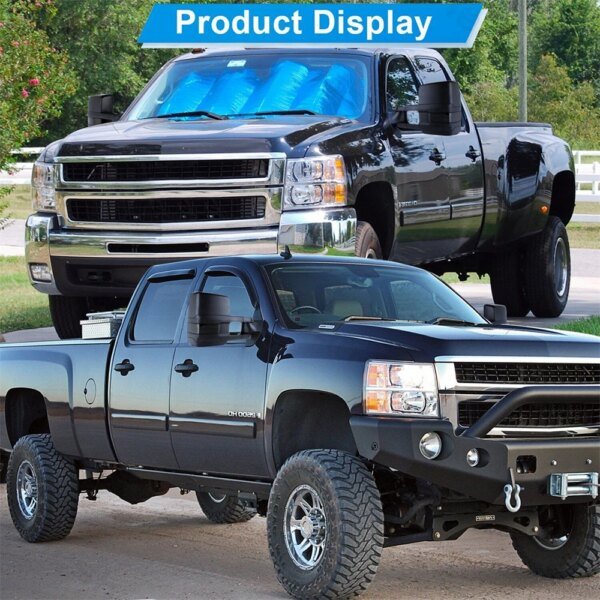 مرايات جر لـ 1988 1989 - 2000 2001 تشيفي تاهو جي إم سي سوبان C/K 1500 2500 3500 يوكون الطاقة ساخنة بدوره إشارة مرآة جانبية