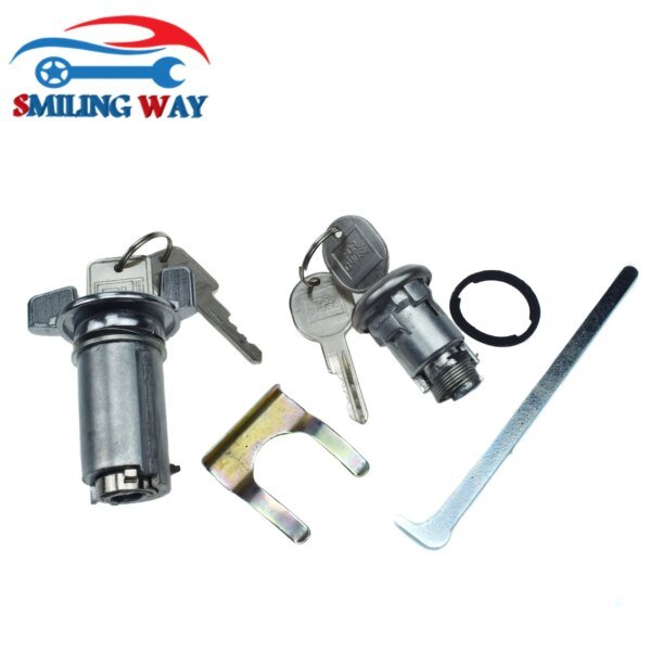 120897-dsdquq.jpg مجموعة مفاتيح الإشعال والباب والجذع لقفل الأسطوانات لسيارات شيفروليه كامارو كابريس كافاليير الشهيرة شيفيل ماليبو إمبالا لومينا فان