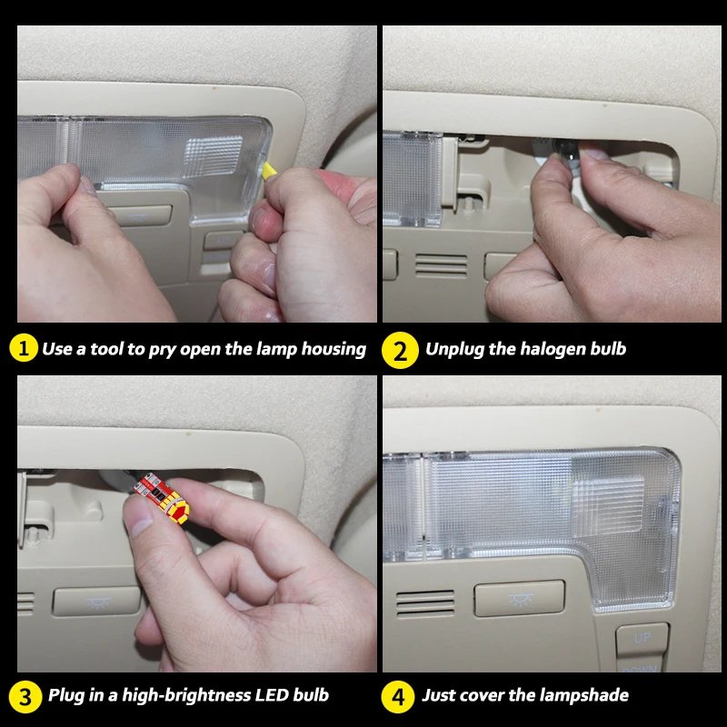 MDNG Canbus LED الداخلية خريطة قبة مصابيح إضاءة صندوق السيارة عدة لجي إم سي سي سييرا 1500 2500HD 3500HD 2000-2011 2012 2013 اكسسوارات السيارات