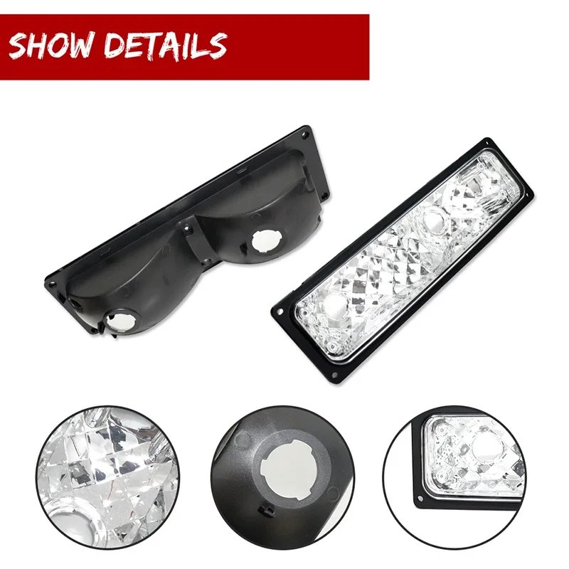 المصد الأمامي للسيارة بدوره مصباح إشارة ، العلب ل جي إم سي الضواحي تاهو و سيلفرادو ، 1500 ، 2500 ، 3500 ، 1500