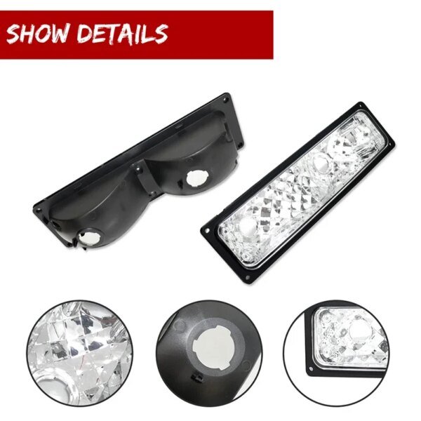 المصد الأمامي للسيارة بدوره مصباح إشارة ، العلب ل جي إم سي الضواحي تاهو و سيلفرادو ، 1500 ، 2500 ، 3500 ، 1500