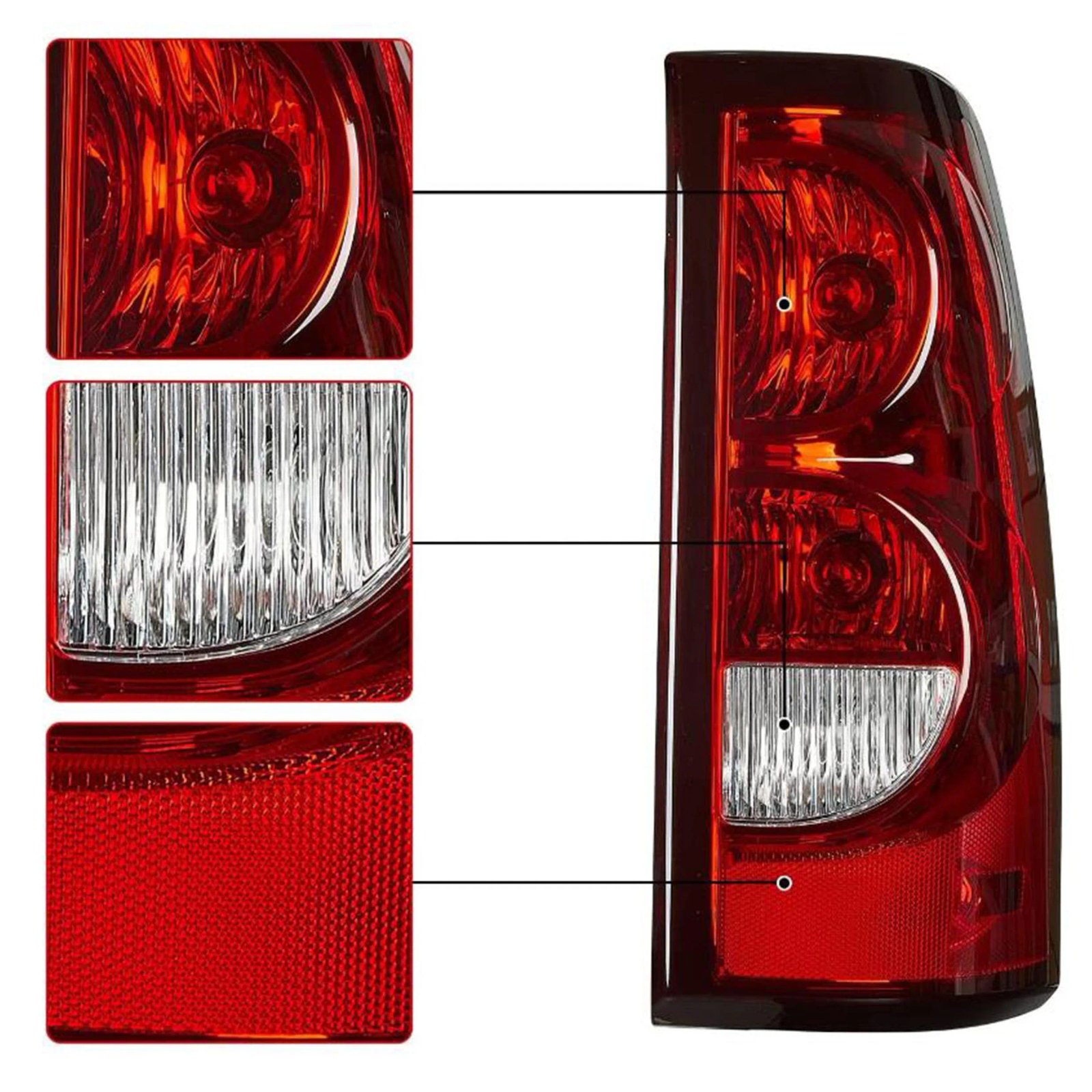 مصباح هالوجين مع مسنن سلكي ، مصباح فرامل لسيلفرادو-، مصباح أحمر أيمن وأيسر ، 1 144 مصباح هالوجين مع مسنن سلكي ، مصباح فرامل لسيلفرادو-، مصباح أحمر أيمن وأيسر ، 1 144