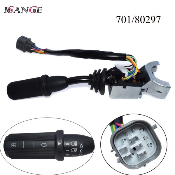 124571-vsh4qm.jpg عمود الرافعة الأمامية والعكسية مفتاح ممسحة الضوء لـ JCB 3C 3D 3CX 3D 1400B 1550B 1600B 1700B 214 215 216 217 لودر حفار