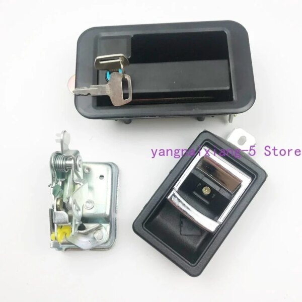 130775-r6zkgq.jpg حفارة الكابينة قفل الباب الجمعية ، الصيد الباب ، اكسسوارات لشركة هيونداي R80 ، 110 ، 150 ، 215 ، 225 ، 305-7