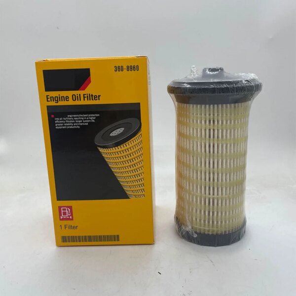 فلتر الوقود لحفارة كاتربيلر ، C-AT 360-8960 3608960 4461492-360 8958-467 EF55040 ، C4.4 C3.6 312D ، 1 2 قطعة