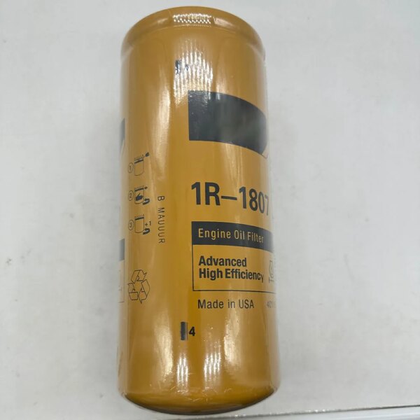 مرشح زيت متقدم عالي الكفاءة لـ CAT ، 1R-1807 ، 1R1807 ، 235B ، 312D ، 320B ، 320D ، 322B ، 324D ، 325D ، 328D ، 329D ، 330D
