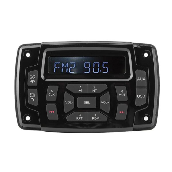 مشغل MP3 مقاوم للماء لليخت البحري ، FM ، AM ، راديو ، ستيريو متعدد الوظائف ، مستقبل بلوتوث ، 12 فولت