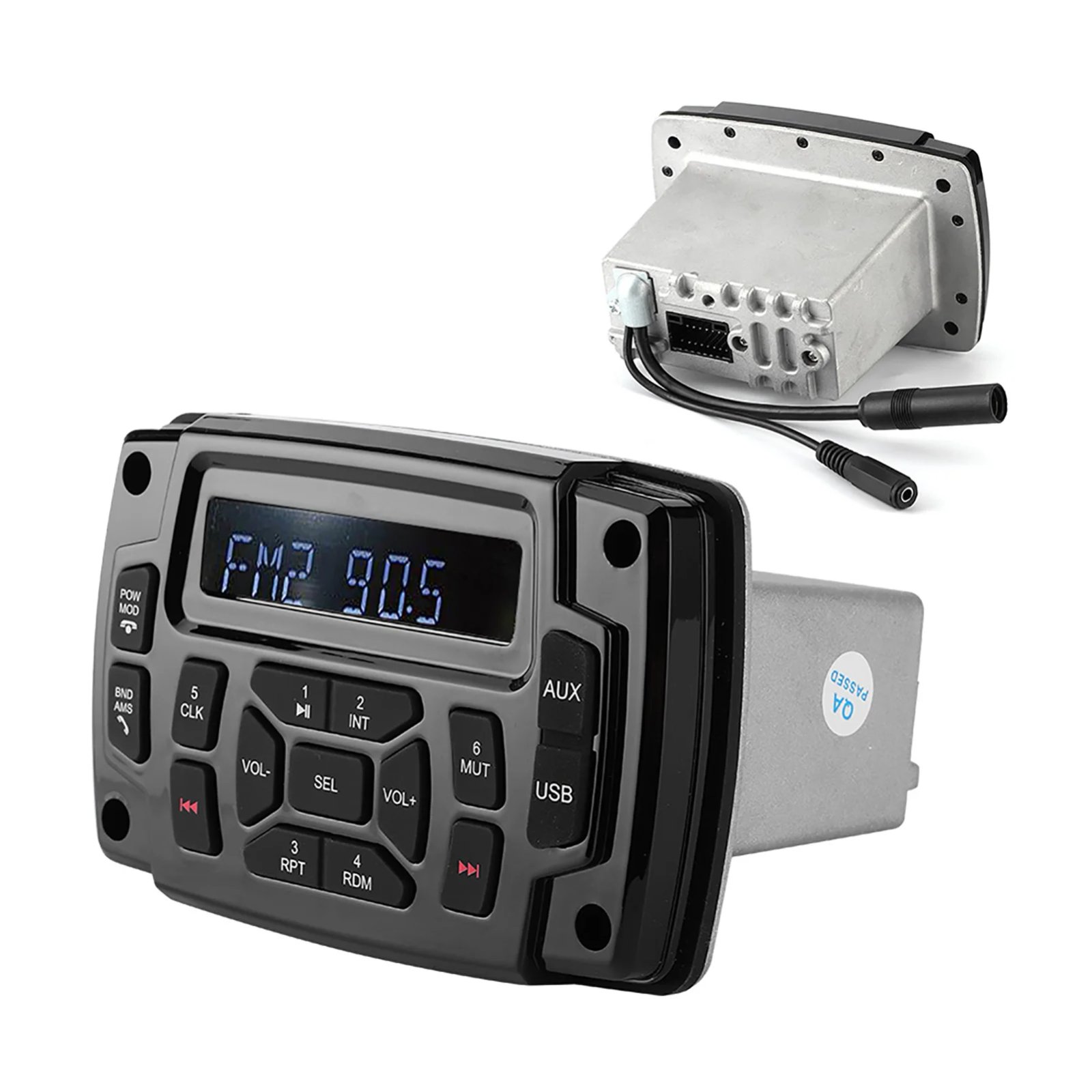 مشغل MP3 مقاوم للماء لليخت البحري ، FM ، AM ، راديو ، ستيريو متعدد الوظائف ، مستقبل بلوتوث ، 12 فولت
