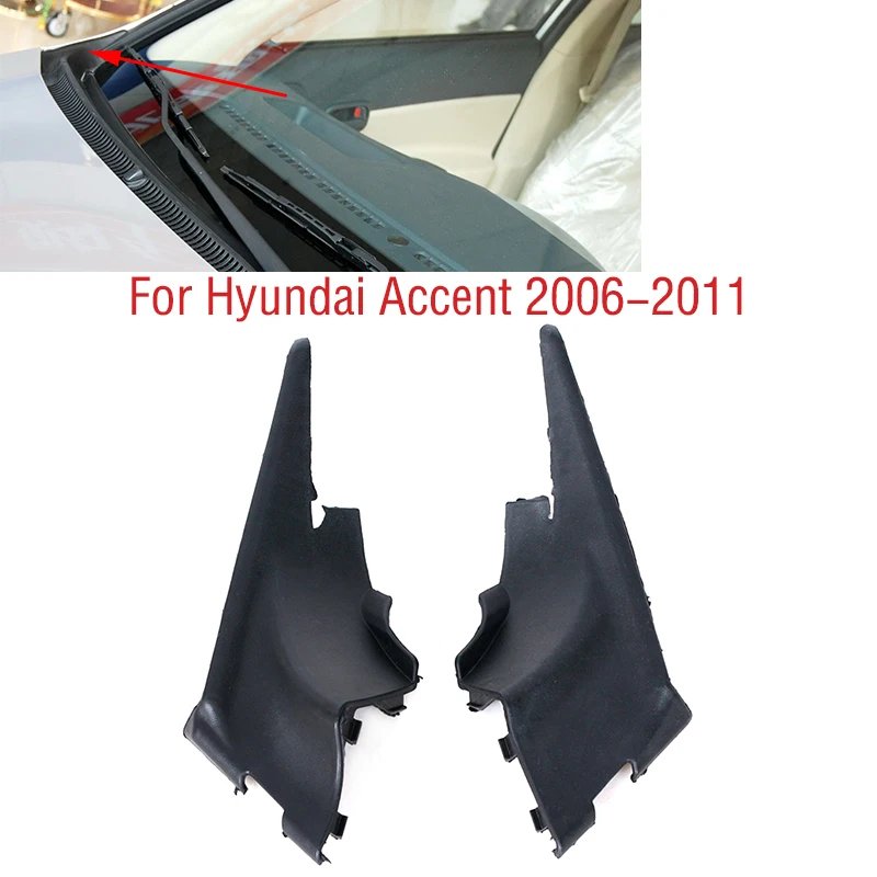 حافة زاوية الزجاج الأمامي للسيارة ، غطاء الممسحة الجانبي ، مناسب لهيونداي أكسنت ، صوفي ، غلاف ، حافة زاوية الزجاج الأمامي للسيارة ، غطاء الممسحة الجانبي ، مناسب لهيونداي أكسنت ، صوفي ، غلاف ،